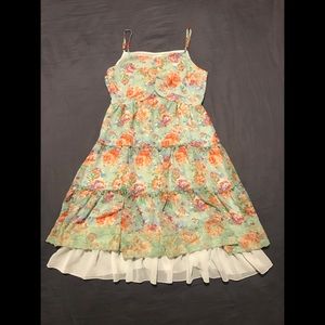 Chiffon floral dress